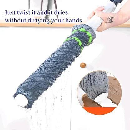 Microfiber Green Mop Wet and Dry for Bathroom, Office, Home Use